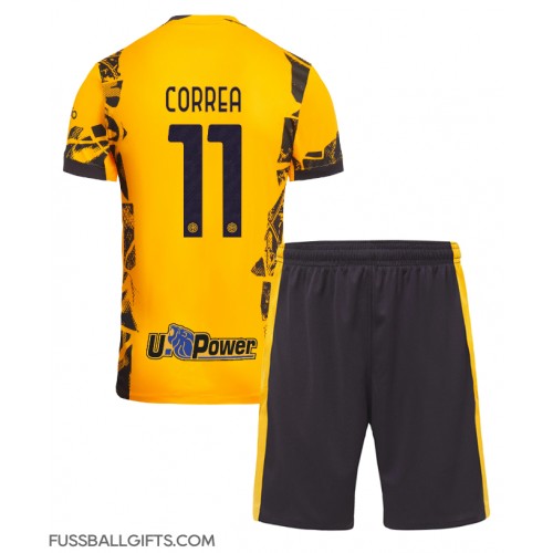 Inter Milan Joaquin Correa #11 Fußballbekleidung 3rd trikot Kinder 2024-25 Kurzarm (+ kurze hosen)